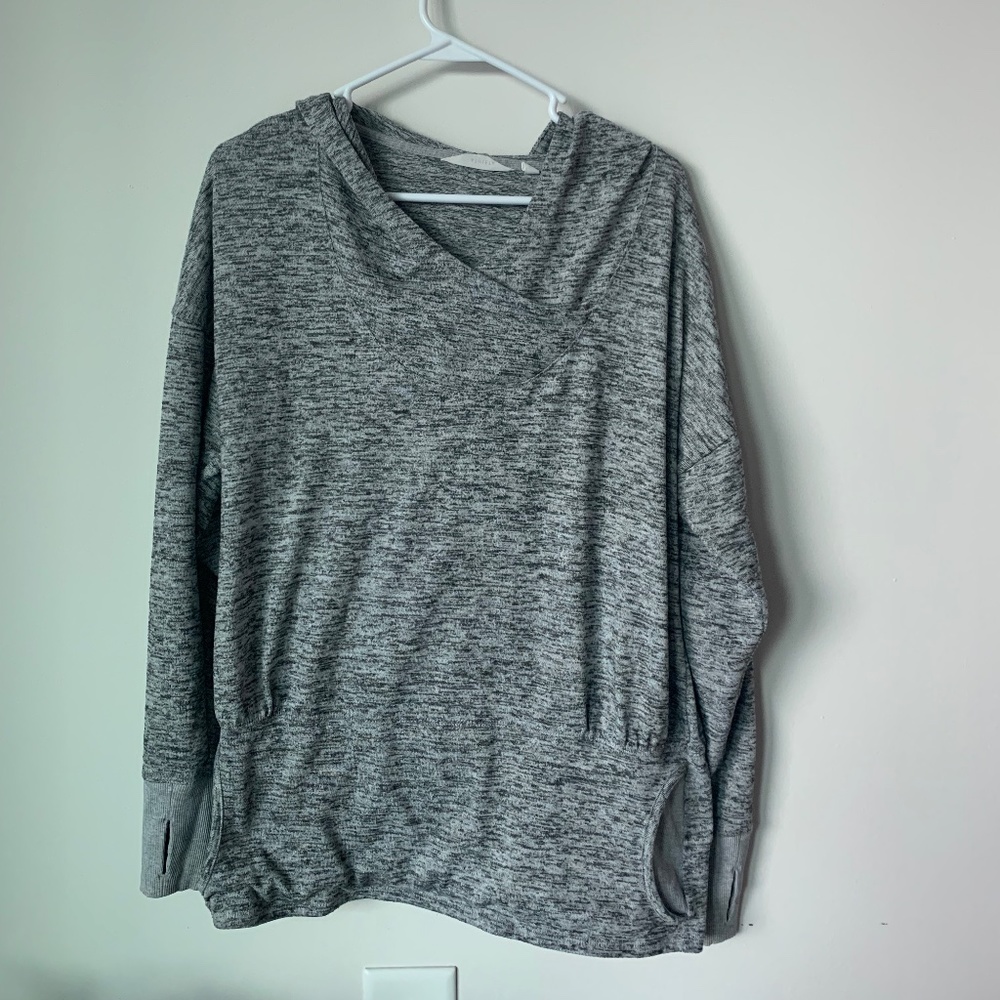 Athleta Hooded Sweatshirt, Grey, M